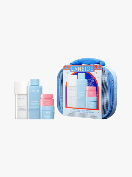 Laneige Hydration to Go in multiple branded components on a light gray background