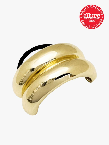 RPZL The Morgan Stacked Cuff in branded component on a light gray background with best of beauty 2025 seal in the top...